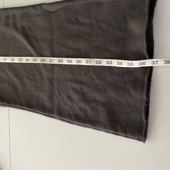 Filosofia Women’s Large (runs small) Gray Thick Bell Bottom Sweatpants Pockets - Picture 6 of 9